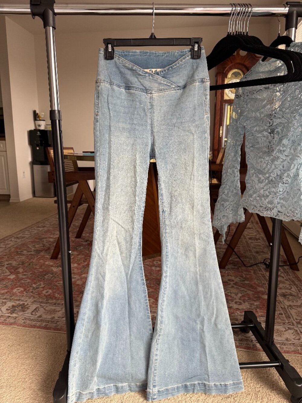 Free People We The Free High Waist Flare Denim Jeans